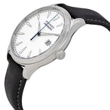 Movado Heritage Calendoplan White Dial Black Leather Strap Watch for Men - 3650002