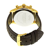 Movado Heritage Chronograph Calendoplan Blue Dial Black Leather Strap Watch for Men - 3650006