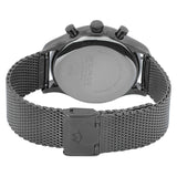 Movado Heritage Calendoplan Chronograph Black Dial Grey Mesh Strap Watch for Men - 3650100