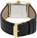 Movado Heritage Mother of Pearl White Dial Black Leather Strap Watch For Women - 3650050