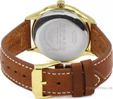 Movado Heritage Celestograf Navy Blue Dial Brown Leather Strap Watch For Women - 3650010