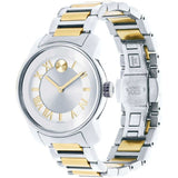 Movado Bold Silver Dial Two Tone Steel Strap Watch for Women - 3600245