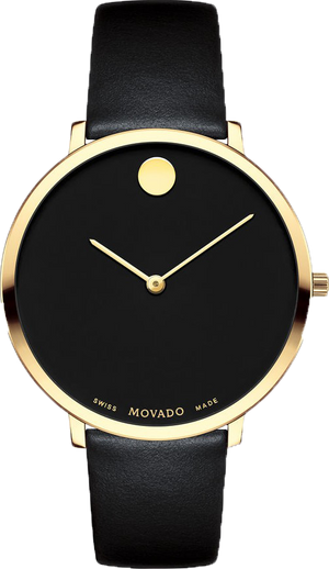 Movado 70th Anniversary Special Edition Black Dial 35mm Watch For Women - 0607137