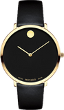 Movado 70th Anniversary Special Edition Black Dial 35mm Watch For Women - 0607137