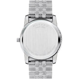 Movado Museum Black Dial Silver Steel Strap Watch For Men - 606878