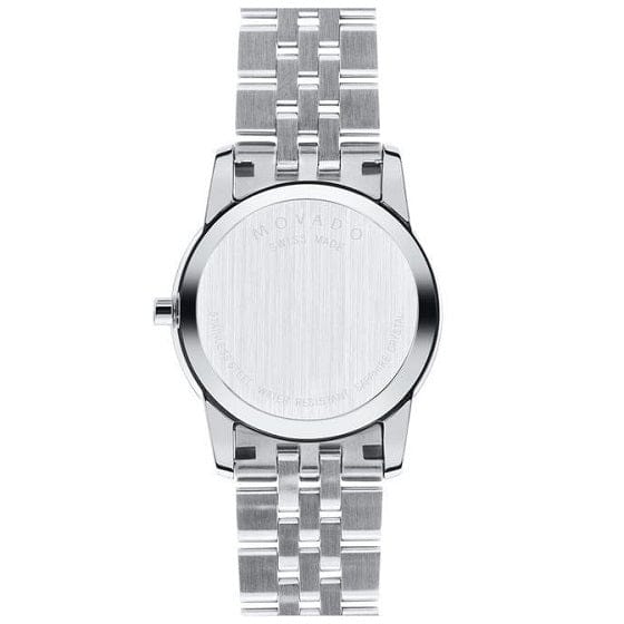 Movado Museum Classic Mother of Pearl Dial Silver Steel Strap Watch For Women - 0606612