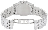 Movado Museum Diamonds Black Dial Silver Steel Strap Watch For Men - 606878
