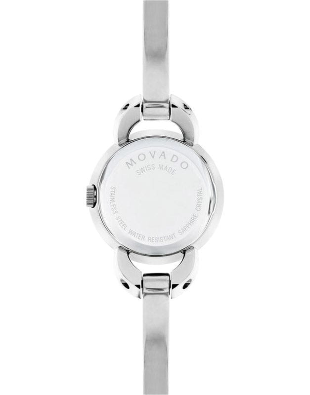 Movado Rondiro 22mm Pink Dial Stainless Steel Watch For Women - 0606797