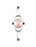 Movado Rondiro 22mm Pink Dial Stainless Steel Watch For Women - 0606797