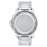 Movado Series 800 Chronograph Black Dial Silver Steel Strap Watch For Men - 2600142