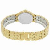 Movado Veturi Black Dial Gold Steel Strap Watch for Women - 0606935