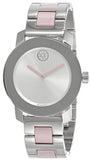 Movado Bold Silver Dial Two Tone Steel Strap Watch for Women - 3600702