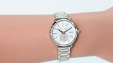 Michael Kors Portia Quartz Silver Dial Silver Steel Strap Watch For Women - MK3837