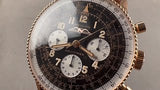 Breitling Navitimer 1959 Edition Black Dial Brown Leather Strap Watch for Men - RB0910371B1X1