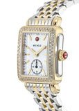 Michele Deco Mother of Pearl Dial Two Tone Steel Strap Watch For Women - MWW06V000023