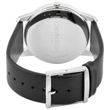 Calvin Klein City Silver Dial Black Steel Strap Watch for Men - K2G2G1CX