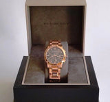 Burberry The City Taupe Dial Rose Gold Steel Strap Watch for Men - BU9353