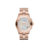 Marc Jacobs Blade White Dial Rose Gold Stainless Steel Watch for Women - MBM8637