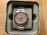 Fossil Perfect Boyfriend Taupe Dial Silver Steel Strap Watch for Women - ES4146