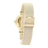 Emporio Armani Gianni T Bar Mother of Pearl Dial Gold Mesh Bracelet Watch For Women - AR11321