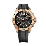 Tommy Hilfiger Sport Multifunction Black Dial Black Rubber Strap Watch for Men - 1791145