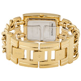 Guess Mod Heavy Metal Gold Dial Gold Steel Strap Watch For Women - W1117L2