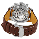 Breitling Navitimer B01 Chronograph 41 White Dial Brown Leather Strap Watch for Men - AB0139211G1P1