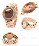 Marc Jacobs Marci Crystal Rose Gold Dial Rose Gold Stainless Steel Strap Watch for Women - MBM3192