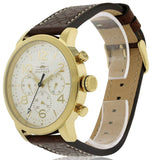 Tommy Hilfiger Jake Quartz White Dial Brown Leather Strap Watch for Men - 1791231