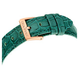 Swarovski Octea Chrono Green Dial Green Leather Strap Watch for Women - 5672931