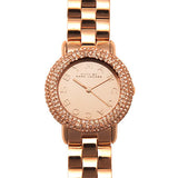 Marc Jacobs Marci Crystal Rose Gold Dial Rose Gold Stainless Steel Strap Watch for Women - MBM3192