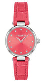 Coach Park Pink Dial Pink Leather Strap Watch for Women - 14503536