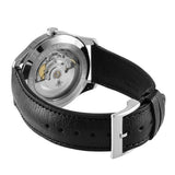 Gucci G Timeless Eryx Silver Dial Black Leather Strap Watch For Men - YA126338