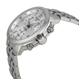 Tissot PRC 200 Chronograph Quartz Silver Dial Silver Steel Strap Watch For Men - T055.417.11.037.00