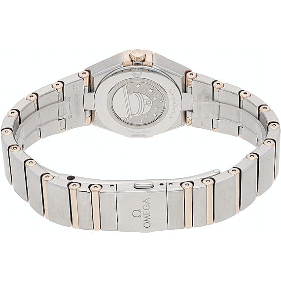 Omega Constellation Quartz Diamonds Blue Dial Two Tone Steel Strap Watch for Women - 131.20.25.60.53.002