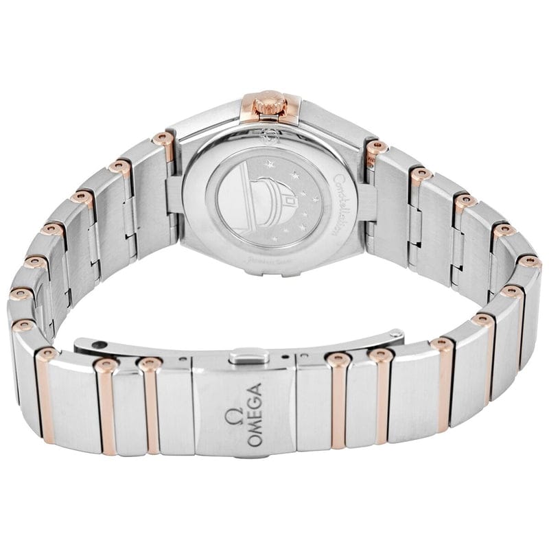 Omega Constellation Quartz Diamonds Blue Dial Two Tone Steel Strap Watch for Women - 131.20.25.60.53.002