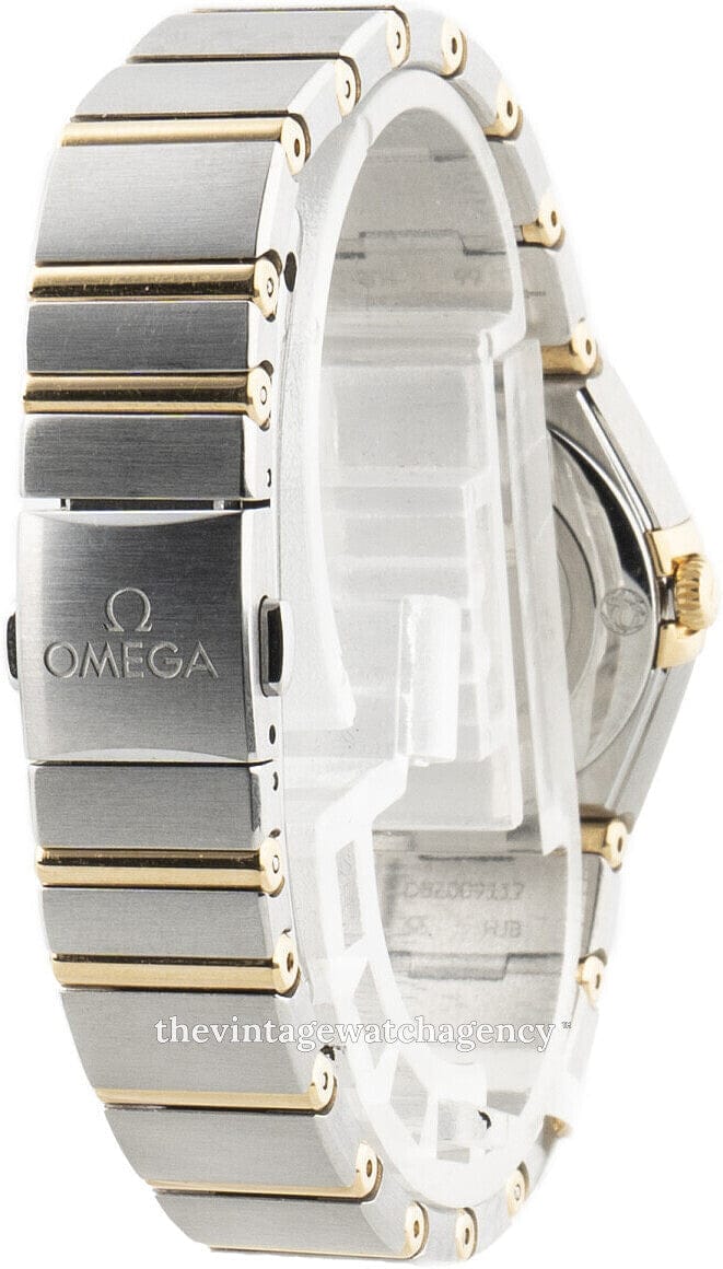 Omega Constellation Quartz Diamonds Mother of Pearl Dial Two Tone Steel Strap Watch for Women - 131.25.25.60.55.001