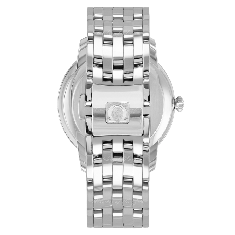 Omega De Ville Prestige Co-Axial Blue Dial Silver Steel Strap Watch for Men - 424.10.40.20.03.002