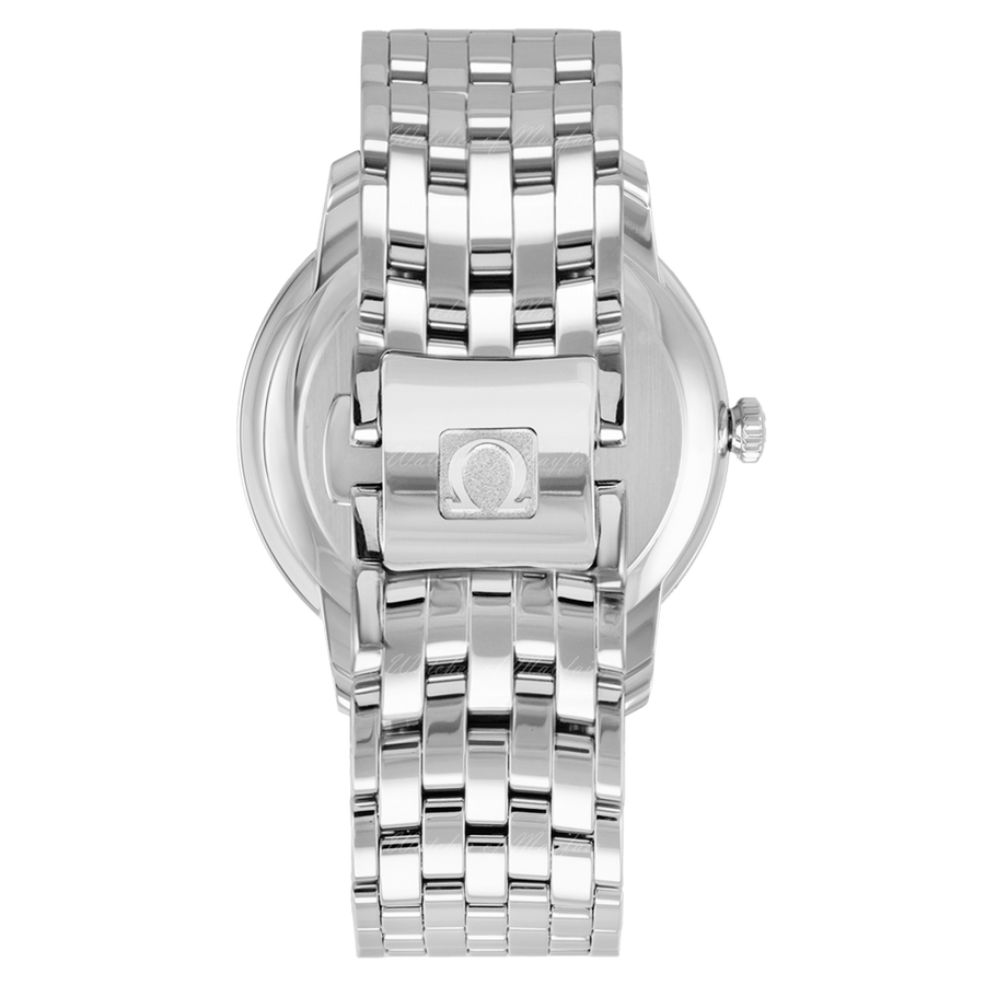 Omega De Ville Prestige Co-Axial Silver Dial Silver Steel Strap Watch for Men - 424.10.40.20.02.003