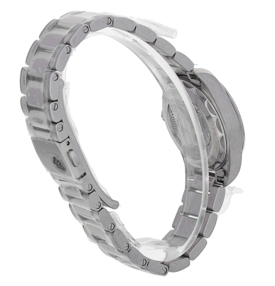 Omega Seamaster Aqua Terra Quartz Diamond Black Dial Silver Steel Strap Watch for Women - 220.10.28.60.51.001