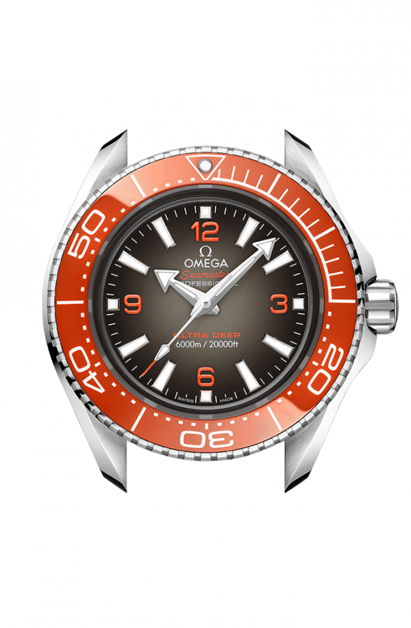 Omega Seamaster Planet Ocean 6000M Co Axial Master Chronograph Black Dial Black Rubber Strap Watch for Men - 21532462106001