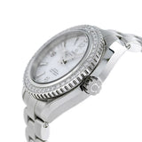 Gucci Dive Diamonds Mother of Pearl Dial Silver Steel Strap Watch For Women - YA136406