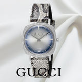 Gucci Grip Vintage Silver Stainless Steel Quartz Unisex Watch 35mm - YA152401