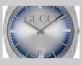 Gucci Grip Vintage Silver Stainless Steel Quartz Unisex Watch 35mm - YA152401