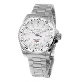 Gucci Dive Quartz White Dial Silver Steel Strap Watch for Men - YA136302