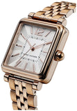 Marc Jacobs Vic White Dial Rose Gold Steel Strap Watch for Women - MJ3514