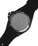 Guess Genesis Quartz Black Dial Black Silicone Strap Watch For Men - W1254G2