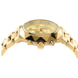 Michael Kors Raquel Analog Gold Dial Gold Steel Strap Watch For Women - MK4690