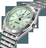 Breitling Chronomat Automatic 36 Green Dial Silver Steel Strap Watch for Women - A10380101L1A1