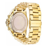 Michael Kors Bradshaw Brown Dial Gold Steel Strap Watch for Women - MK5502